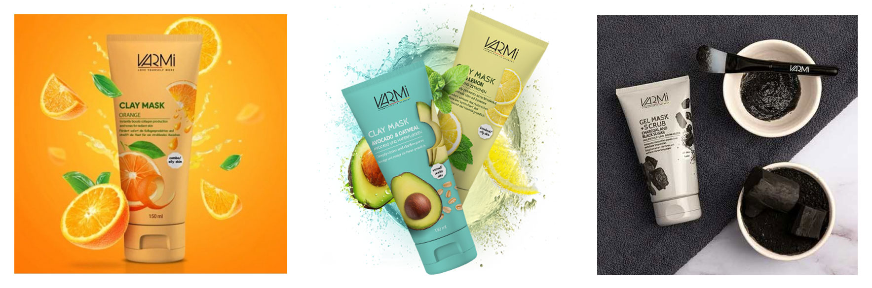 ماسک وارمی VARMI برای پاکسازی و اسکراب صورت